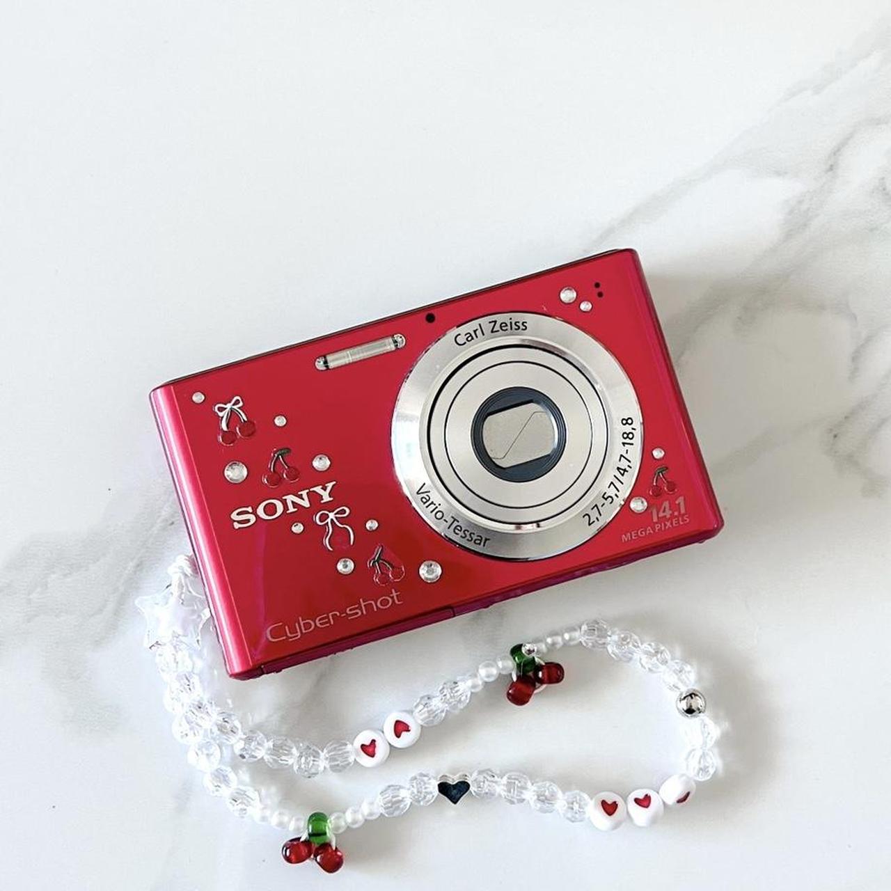 Sony Cybershot DSC-W330 β Cherry Red Y2K Digicam | 14.1MP, Carl Zeiss Lens, HD Video