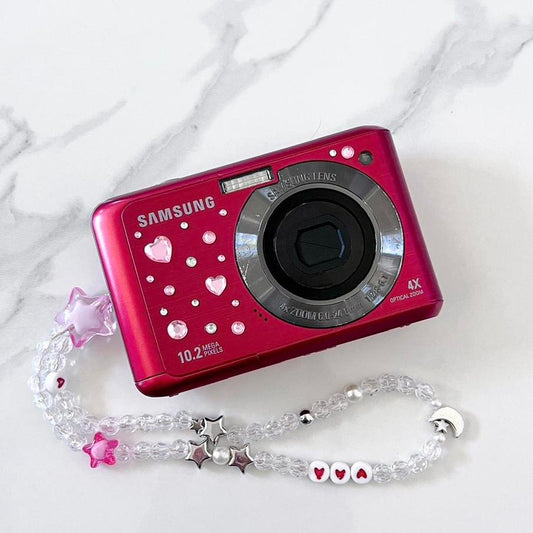 Samsung SL35 – 10MP Cherry Red Retro Y2K Camera 🍒✨ Compact & Film-Like Photos