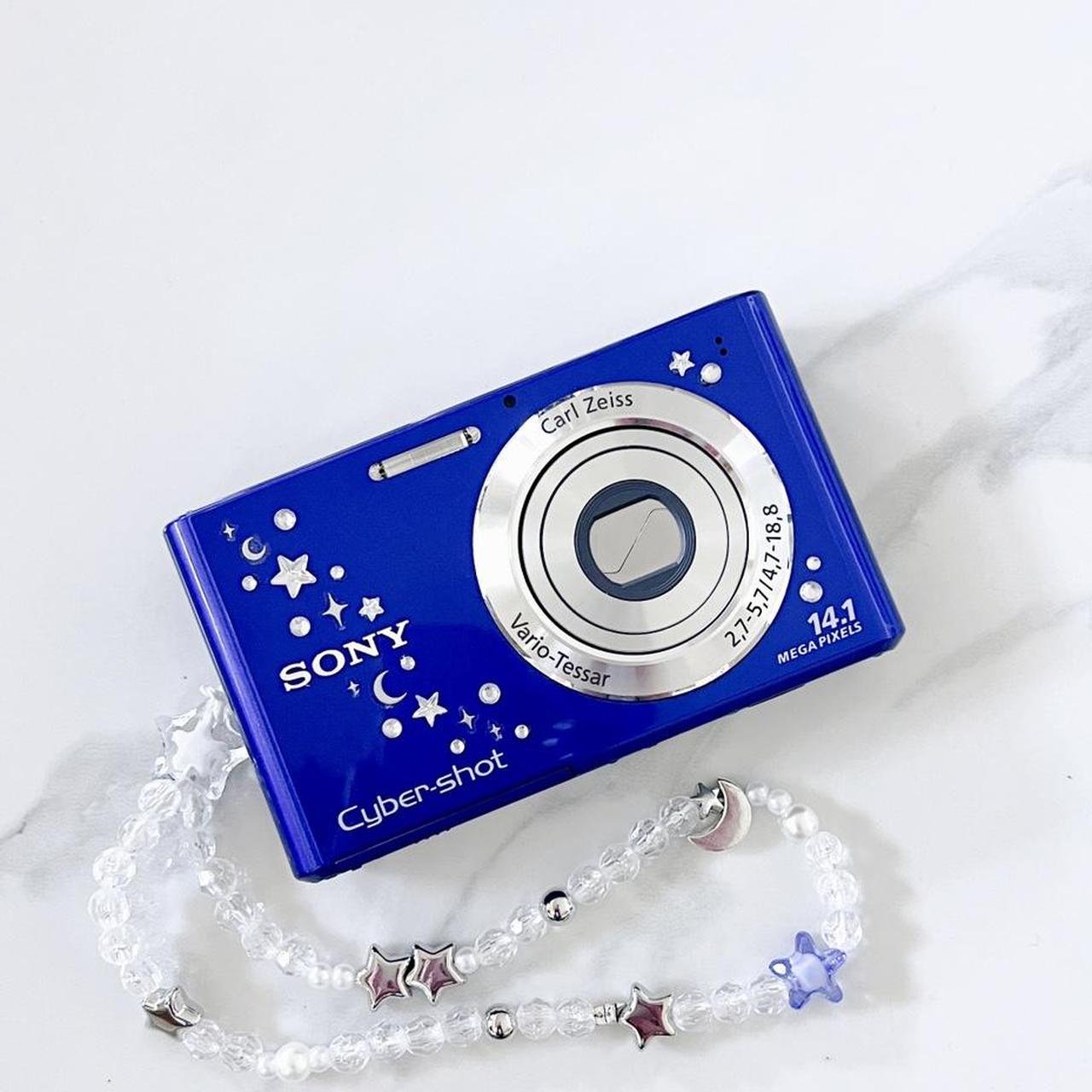 Sony Cybershot DSC-W330 β Sapphire Blue Y2K Digicam | 14.1MP, Carl Zeiss Lens, HD Video