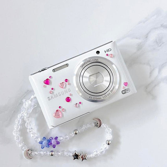 Samsung ST150F – 16.2MP Pearly White Retro Y2K Camera 🤍✨ Wi-Fi & HD Video