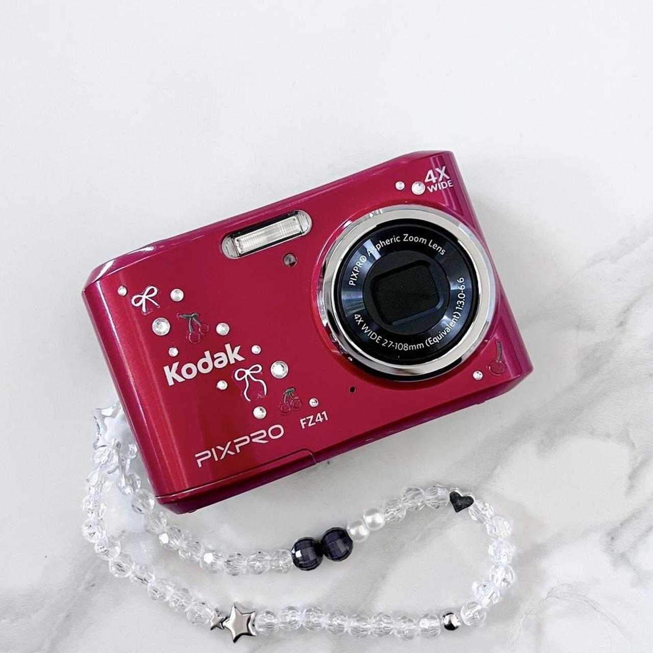 Kodak PixPro FZ41 β 16MP Cherry Red Retro Y2K Camera πβ¨ Compact & HD Video