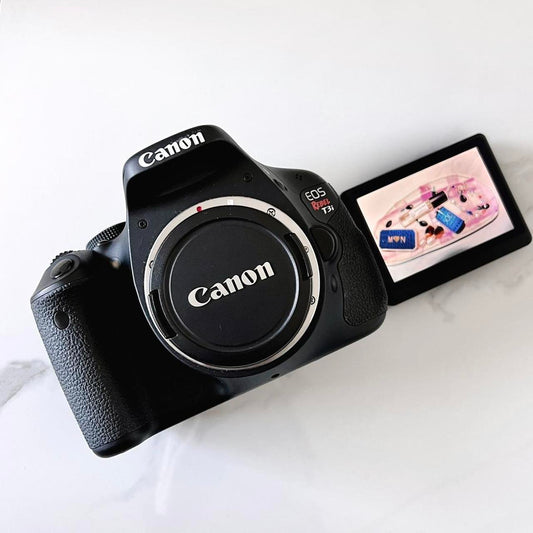 Canon Rebel T3i (EOS 600D) DSLR + 18–55mm Lens | 18MP, Full HD, Rotating Screen