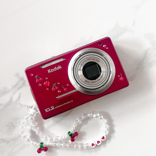Kodak EasyShare M380 – 10MP Cherry Red Retro Y2K Camera 🍒✨ Video & Scene Modes