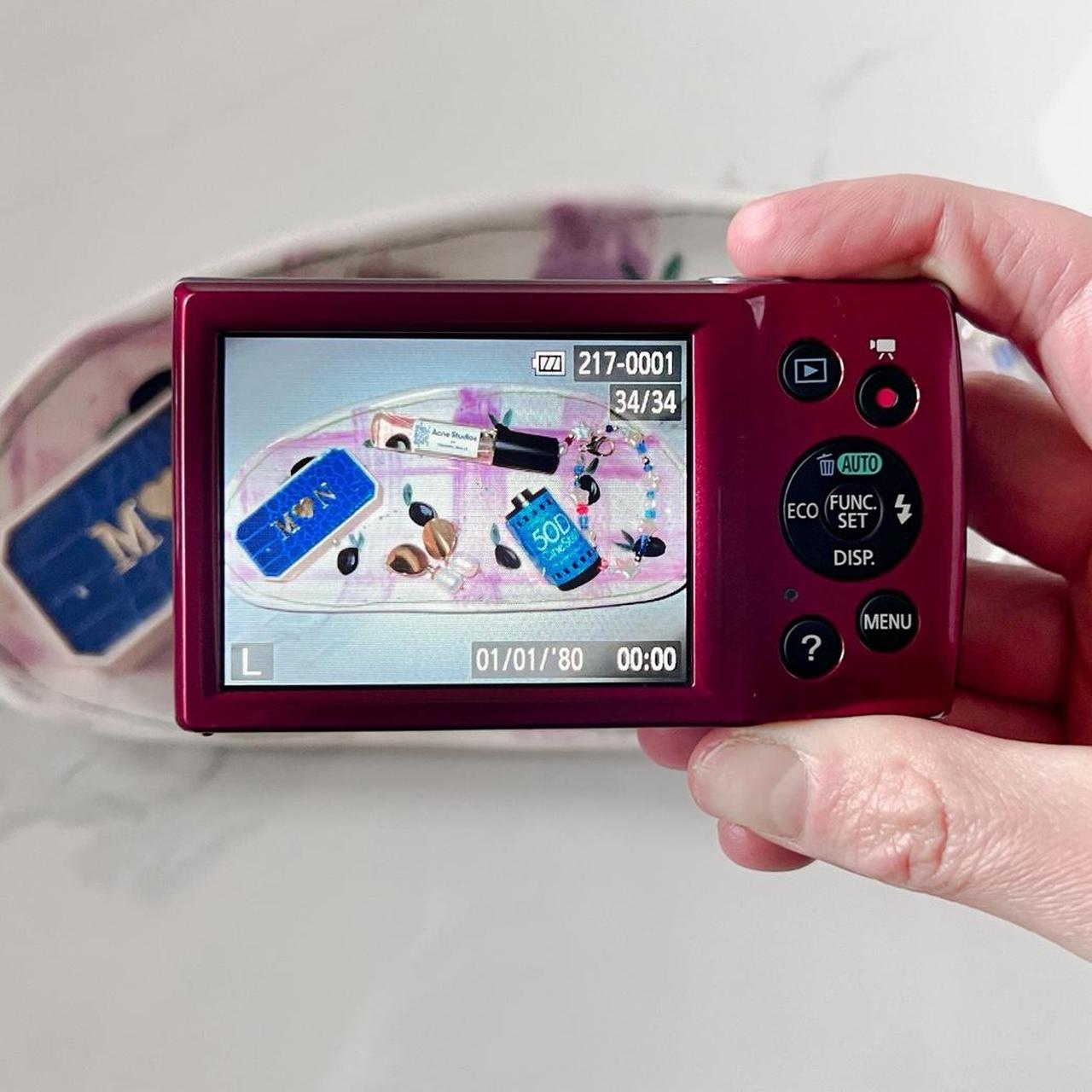 Canon Powershot ELPH 135 / IXUS 145 – Red Y2K Digicam | 16MP, HD, 8× Zoom