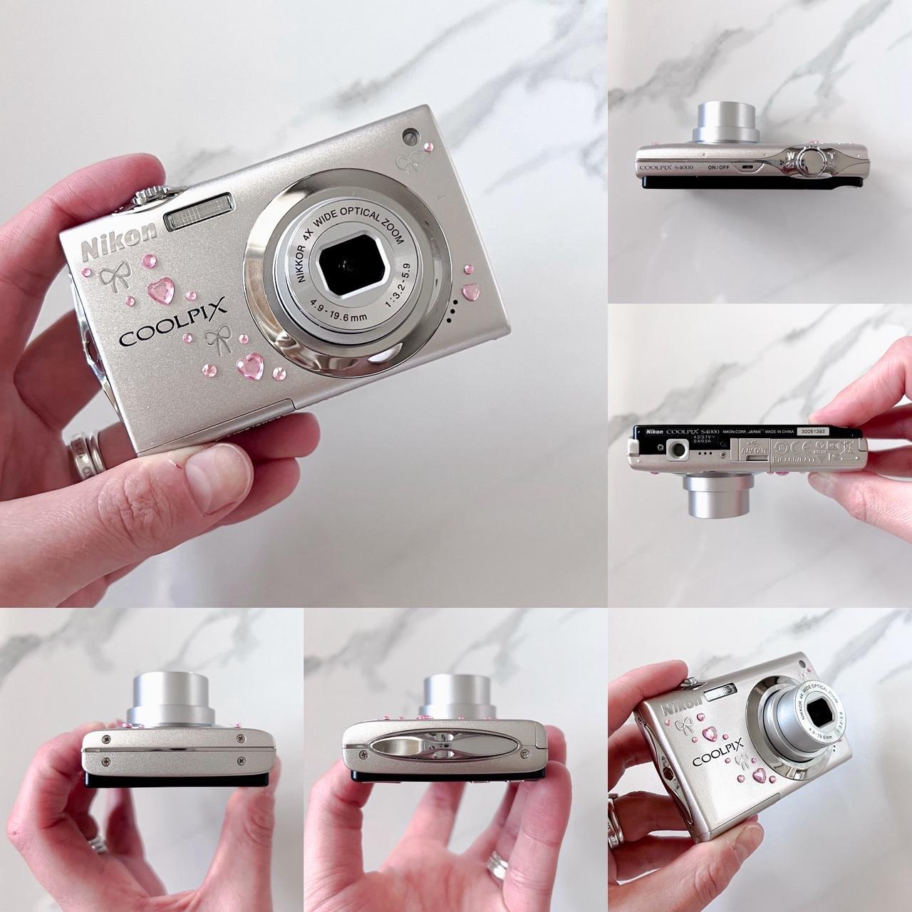 Nikon Coolpix S4000 โ Silver Y2K Digicam | 12MP, Touchscreen, HD Video