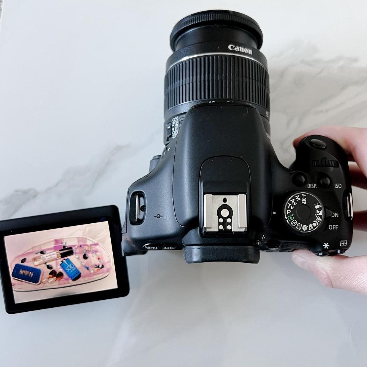 Canon Rebel T3i (EOS 600D) DSLR + 18β55mm Lens | 18MP, Full HD, Rotating Screen