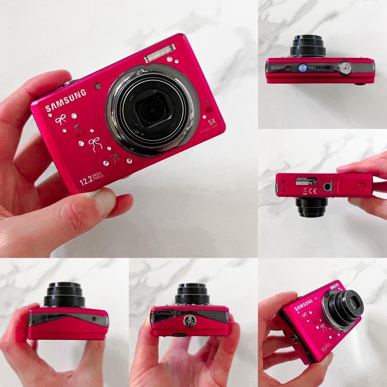 Samsung SL605 β 12MP Cherry Red Retro Y2K Camera πβ¨ 5Γ Zoom & Smart Auto