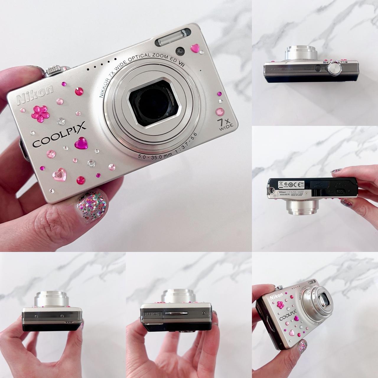 Nikon Coolpix S6000 โ Silver Y2K Digicam | 14.2MP, HD Video, 7ร Zoom