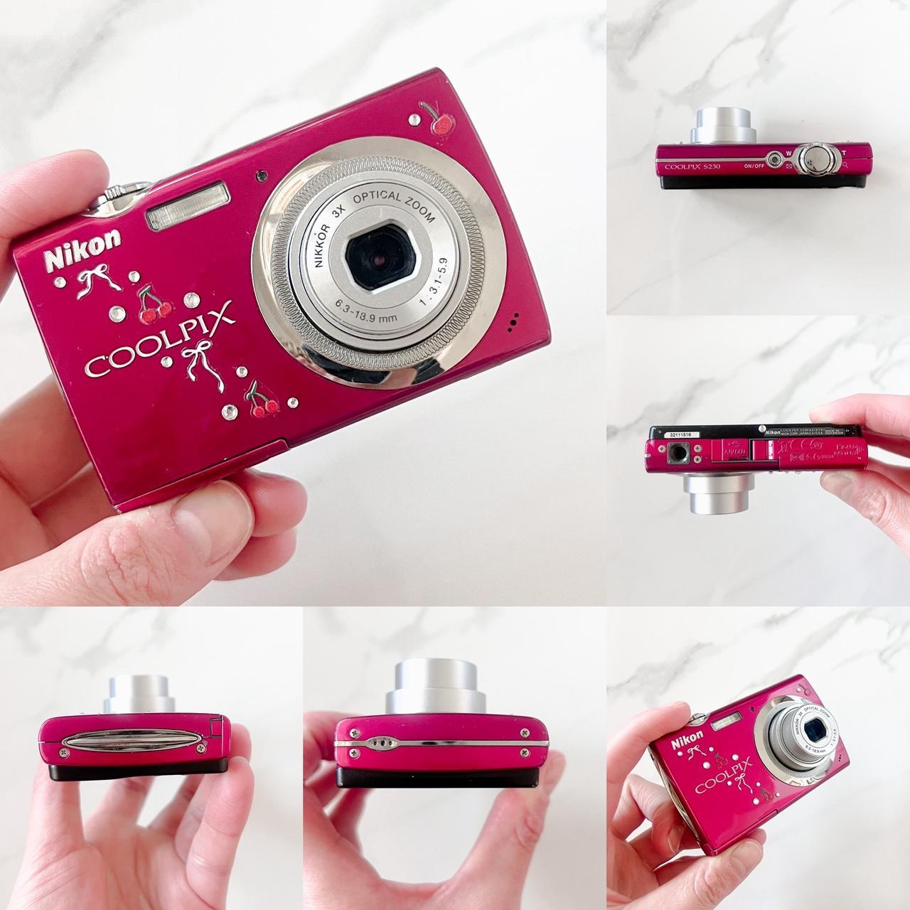 Nikon Coolpix S230 – Cherry Red Y2K Digicam | 10MP, Touchscreen, VR