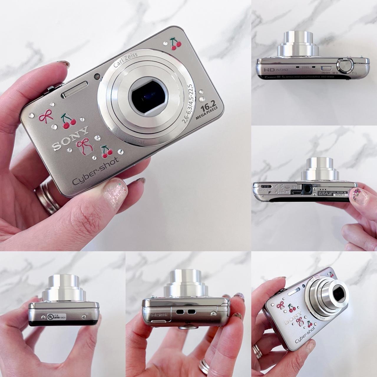 Sony Cybershot WX50 β Compact Silver Y2K Digicam | 16.2MP, SteadyShot, Full HD
