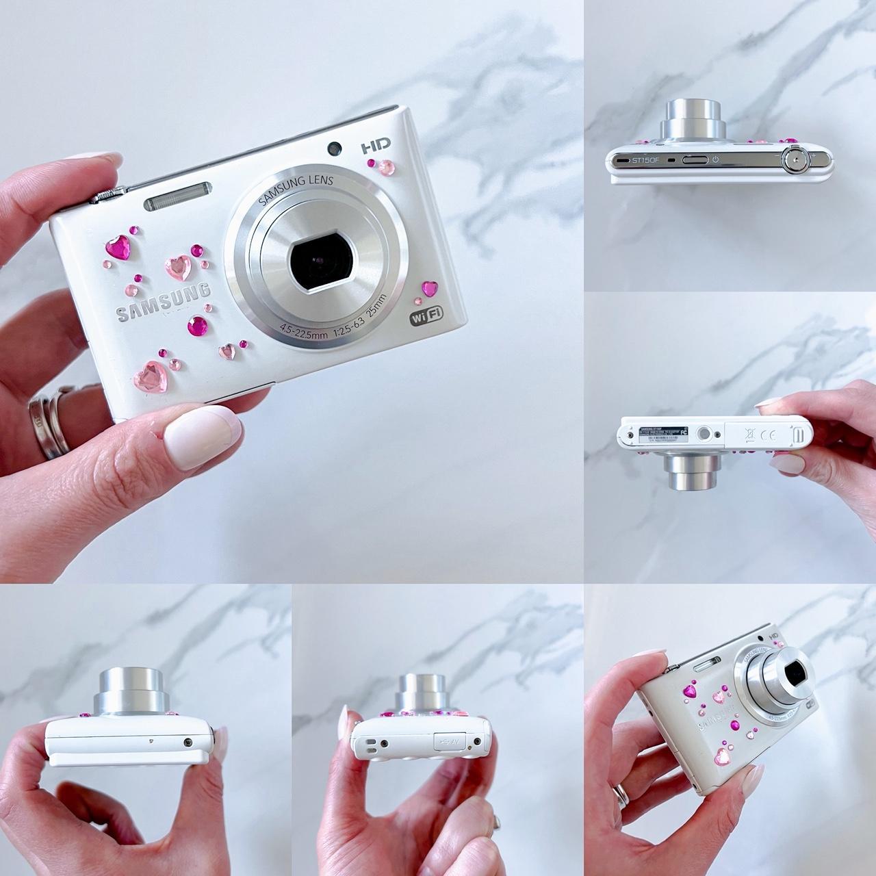 Samsung ST150F โ 16.2MP Pearly White Retro Y2K Camera ๐คโจ Wi-Fi & HD Video