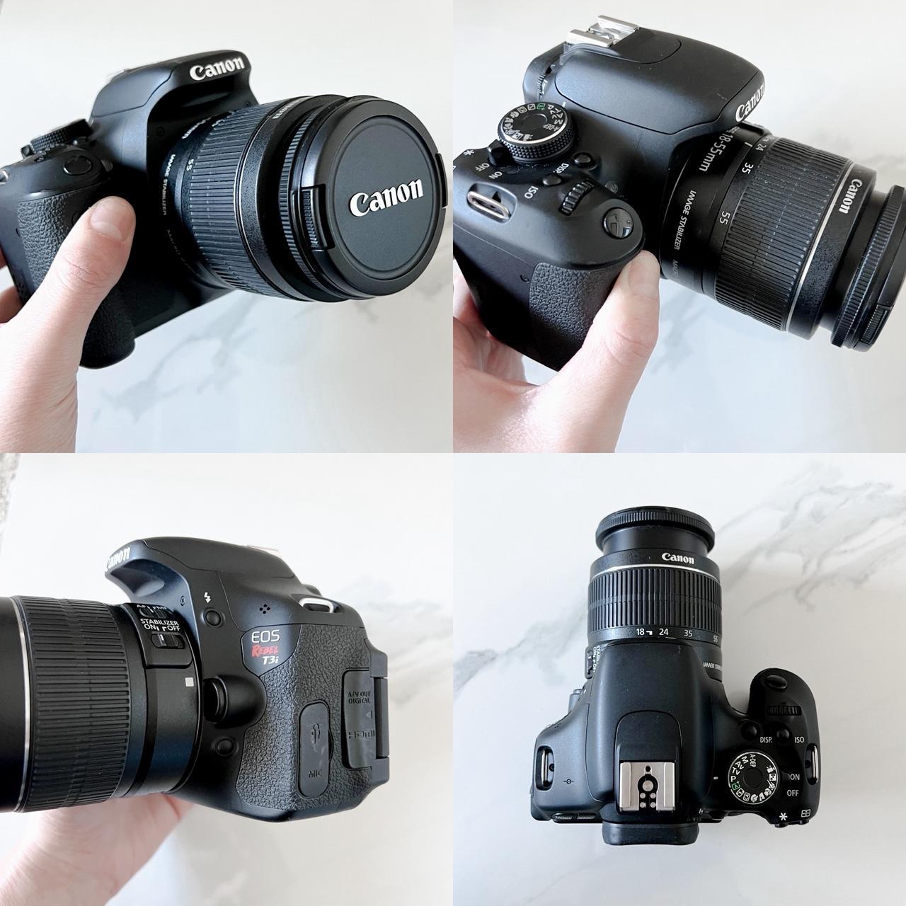 Canon Rebel T3i (EOS 600D) DSLR + 18β55mm Lens | 18MP, Full HD, Rotating Screen