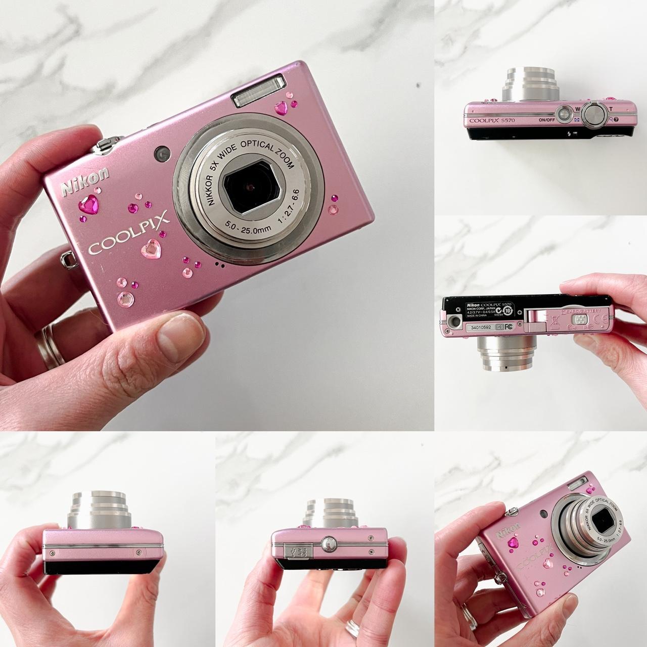 Nikon Coolpix S570 β Baby Pink Y2K Digicam | 12MP, VR Stabilization, HD Video