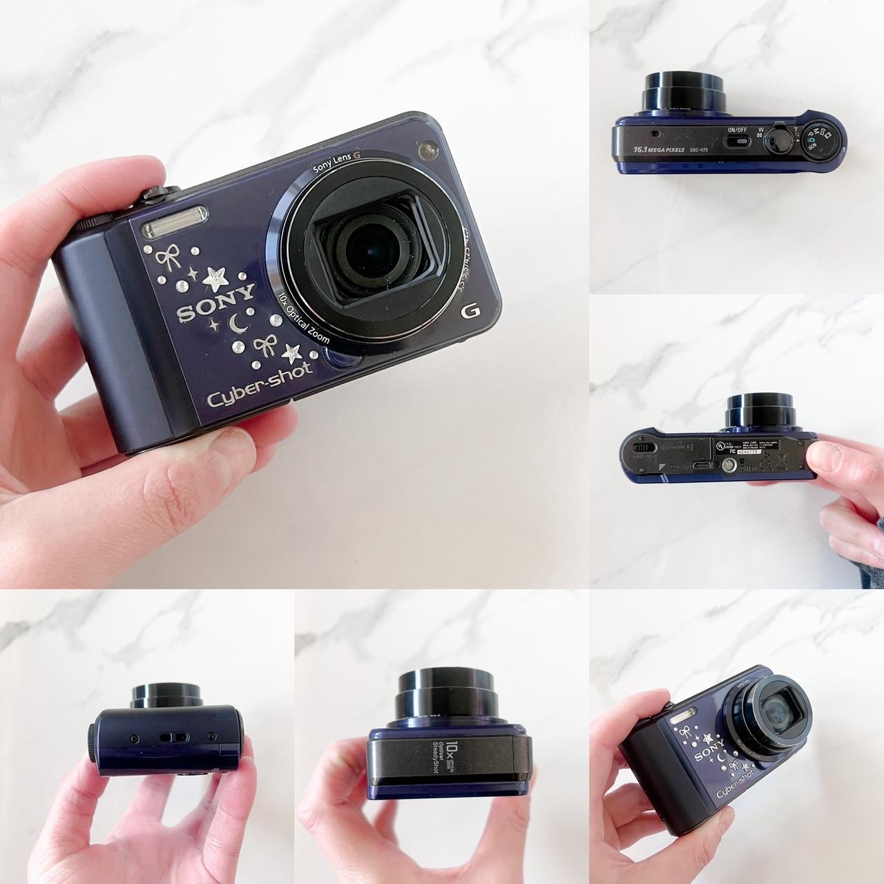 Sony Cybershot DSC-H70 – Y2K Midnight Blue Digicam | 16MP, 10× Zoom, HD Video