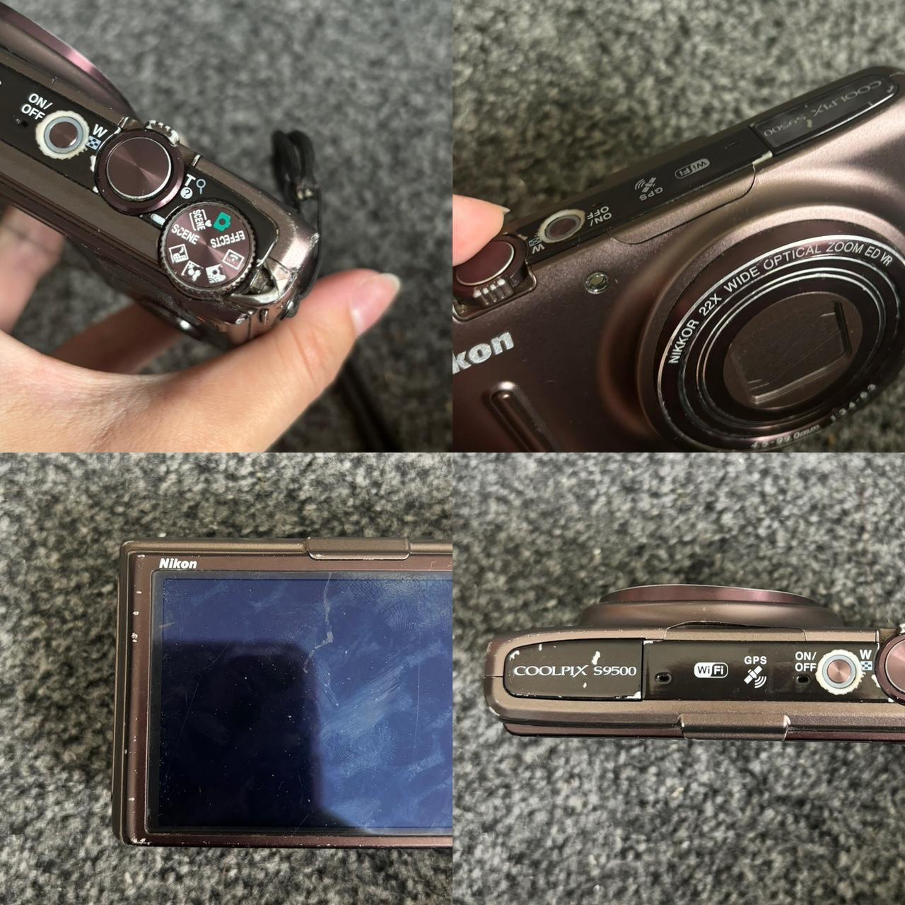 Used Digital Camera | Nikon Coolpix Digital Camera S9500 18.1 MP Digital Camera in brown 🤎 | Complete Set