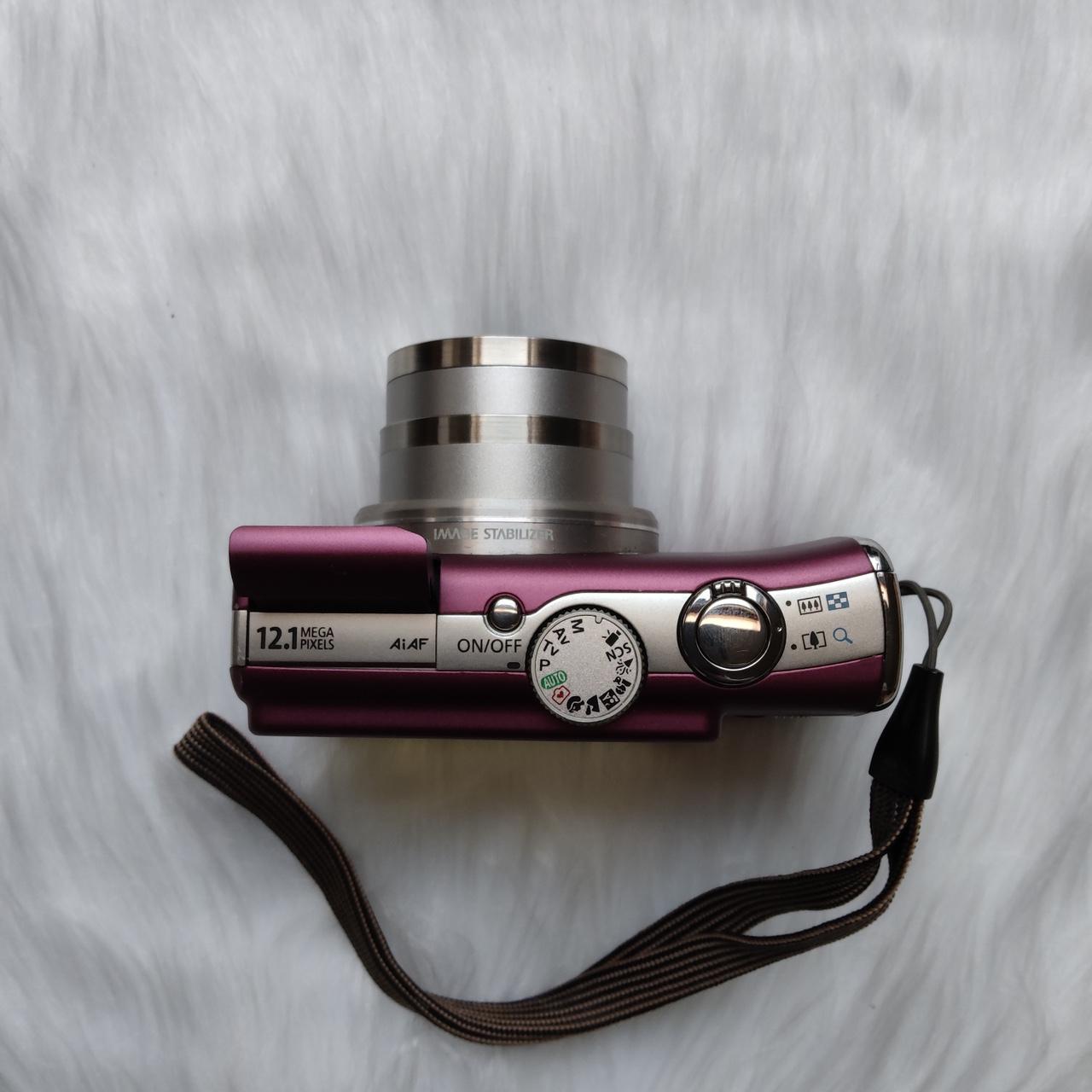 Used Digital Camera | Canon PowerShot SX200 HS digital camera - Rarely pink purple & External Flash | Complete Set