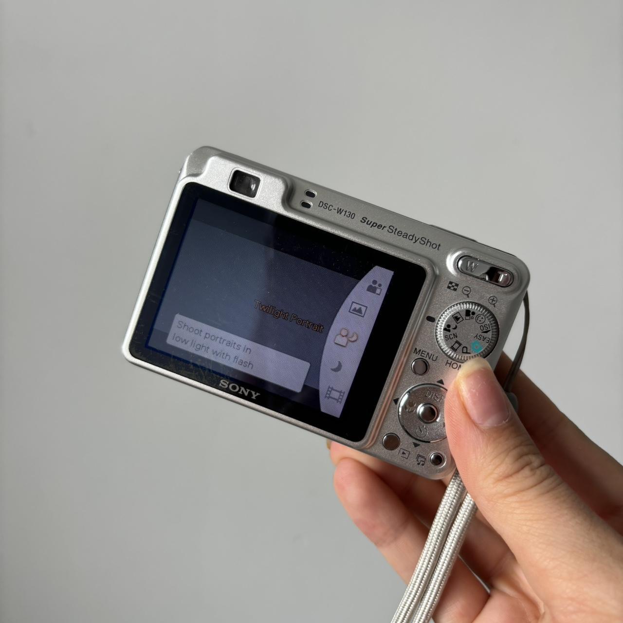 Used Digital Camera | Sony Cybershot Digital Camera in silverDSC-W130 8.1MP | Complete Set