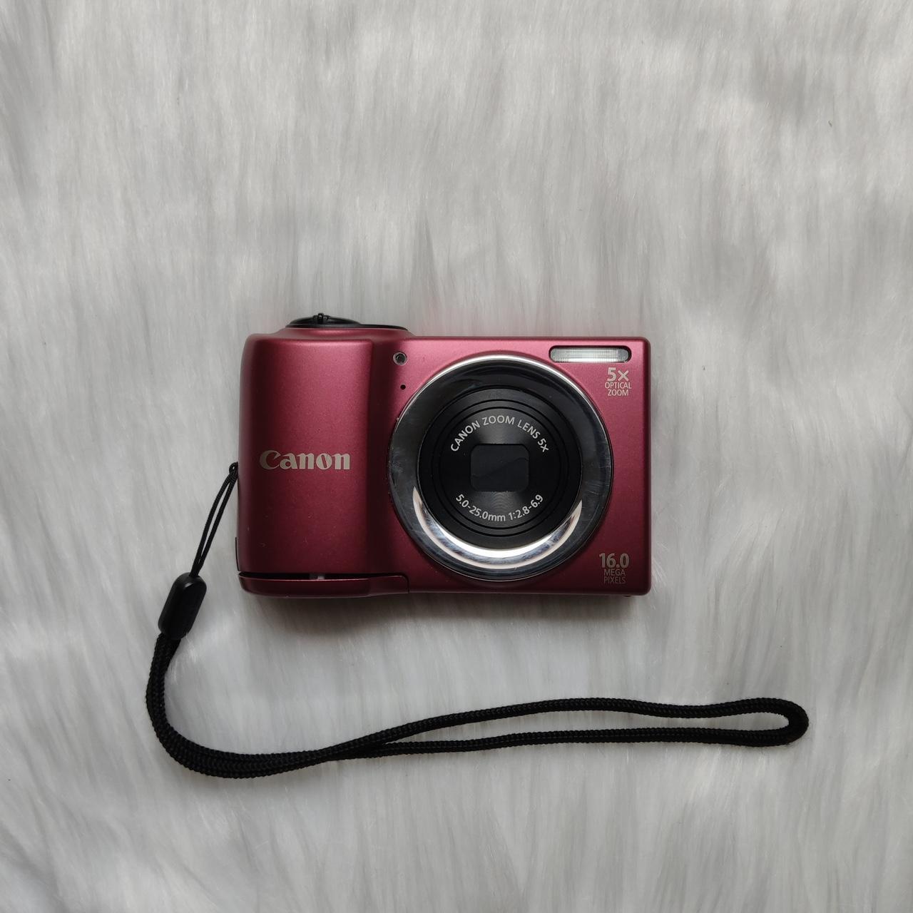Used Digital Camera | Canon PowerShot A810 HD digital camera - Rarely cheery Red | Complete Set