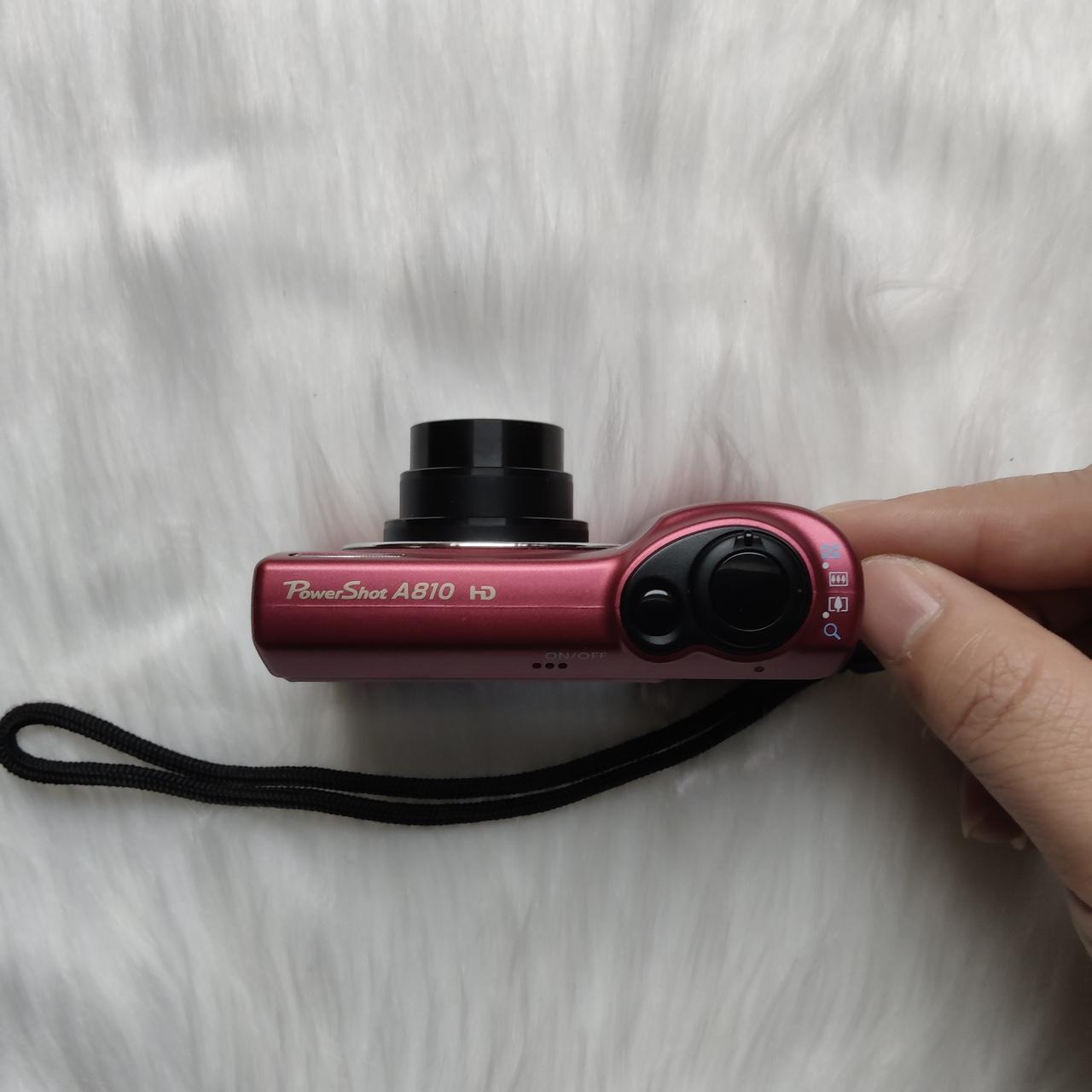 Used Digital Camera | Canon PowerShot A810 HD digital camera - Rarely cheery Red | Complete Set