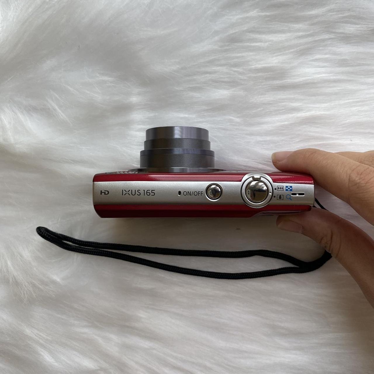 Used Digital Camera | Canon IXUS 165 digital camera Case & Rare in cheery Red | Complete Set