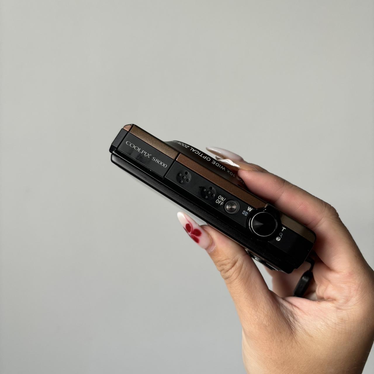 Used Digital Camera | Nikon Coolpix Digital Camera S8000 14MP Digital Camera in brown | Complete Set