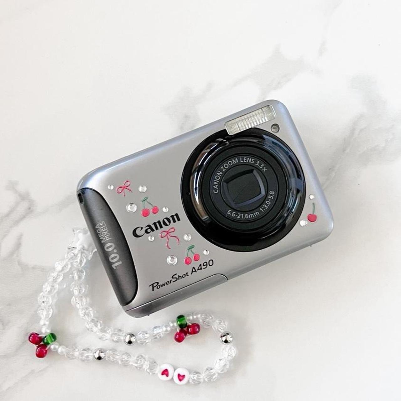 Canon PowerShot A490 – 10MP Compact Retro Y2K Camera 🍒✨ Easy Point & Shoot