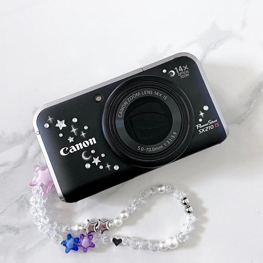 Canon PowerShot SX210 HS – 14MP Y2K Retro Digital Camera ✨ 14× Zoom & Pop-Up Flash