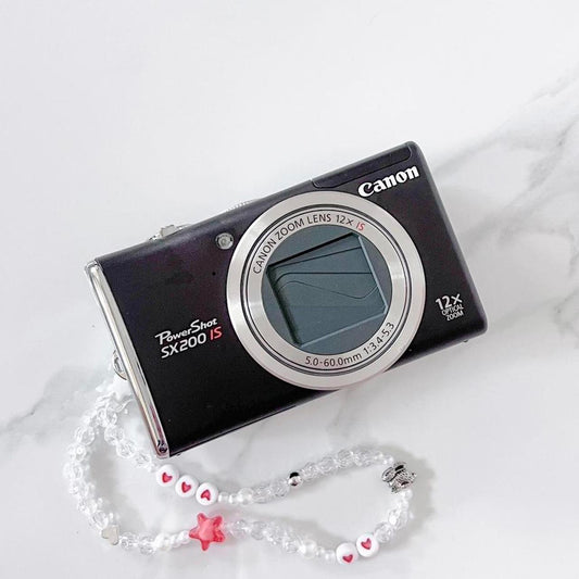 Canon PowerShot SX200 IS – Mocha Brown Y2K Digicam | 12× Zoom, HD Video