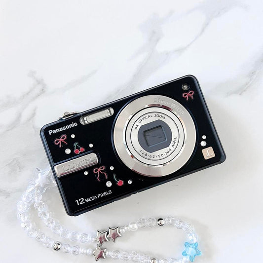 Panasonic Lumix F3 – 12MP Leica Lens Retro Camera ✨ Y2K Glow & HD Video