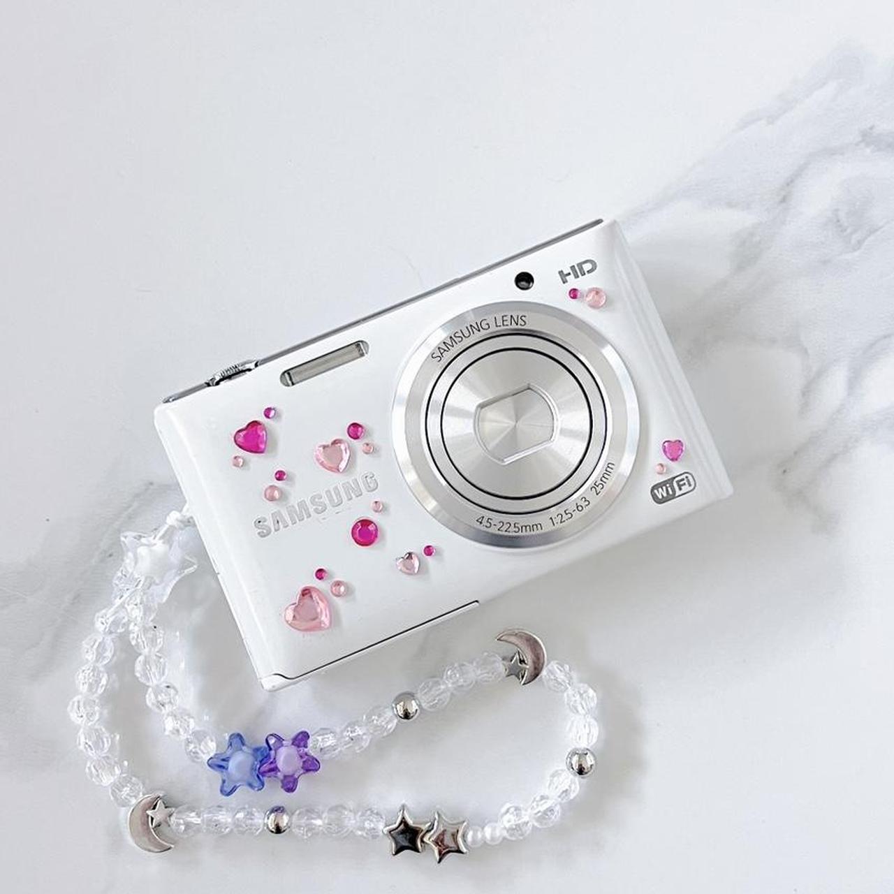 Samsung ST150F – 16.2MP Pearly White Retro Y2K Camera 🤍✨ Wi-Fi & HD Video