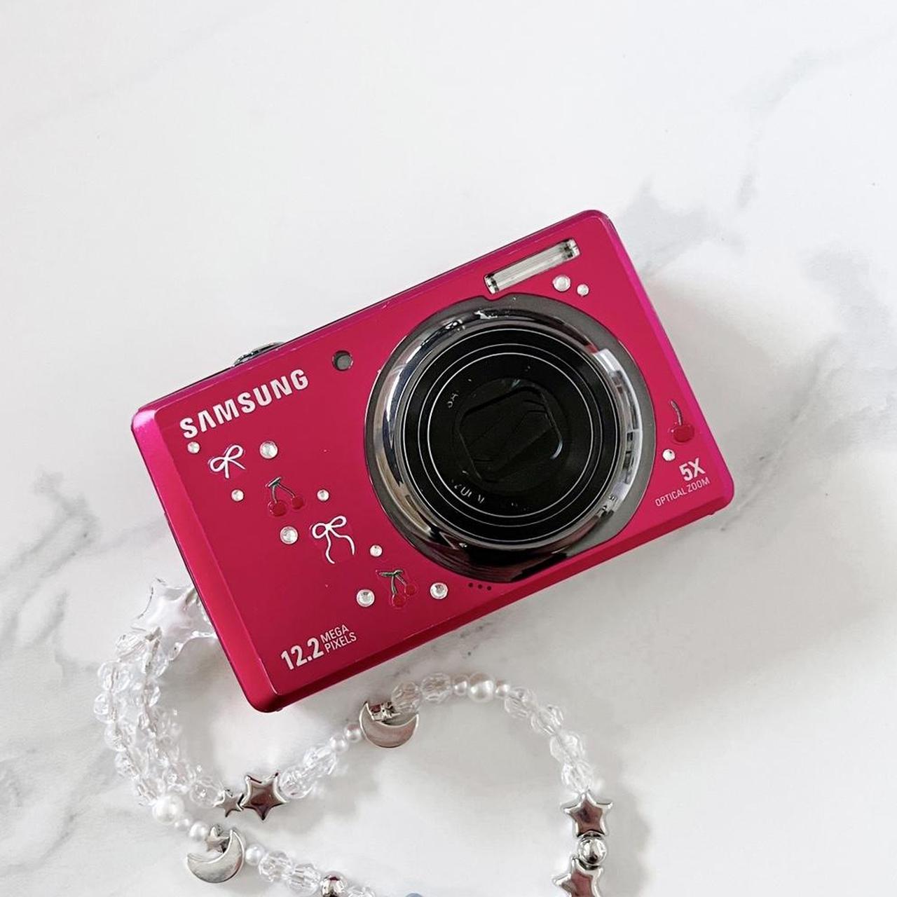 Samsung SL605 – 12MP Cherry Red Retro Y2K Camera 🍒✨ 5× Zoom & Smart Auto