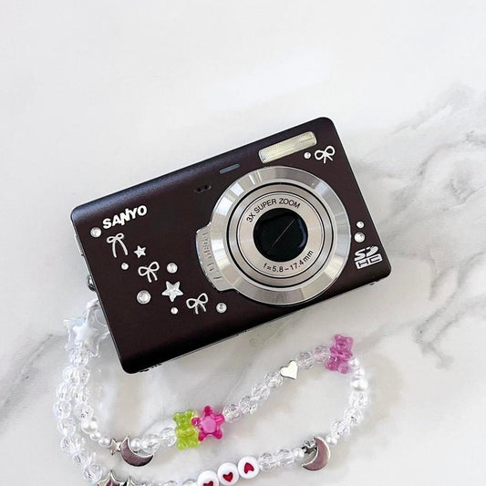 Sanyo VPC-T7000 – 7MP Mocha Brown Retro Y2K Camera 🤎✨ Date Stamp & Video