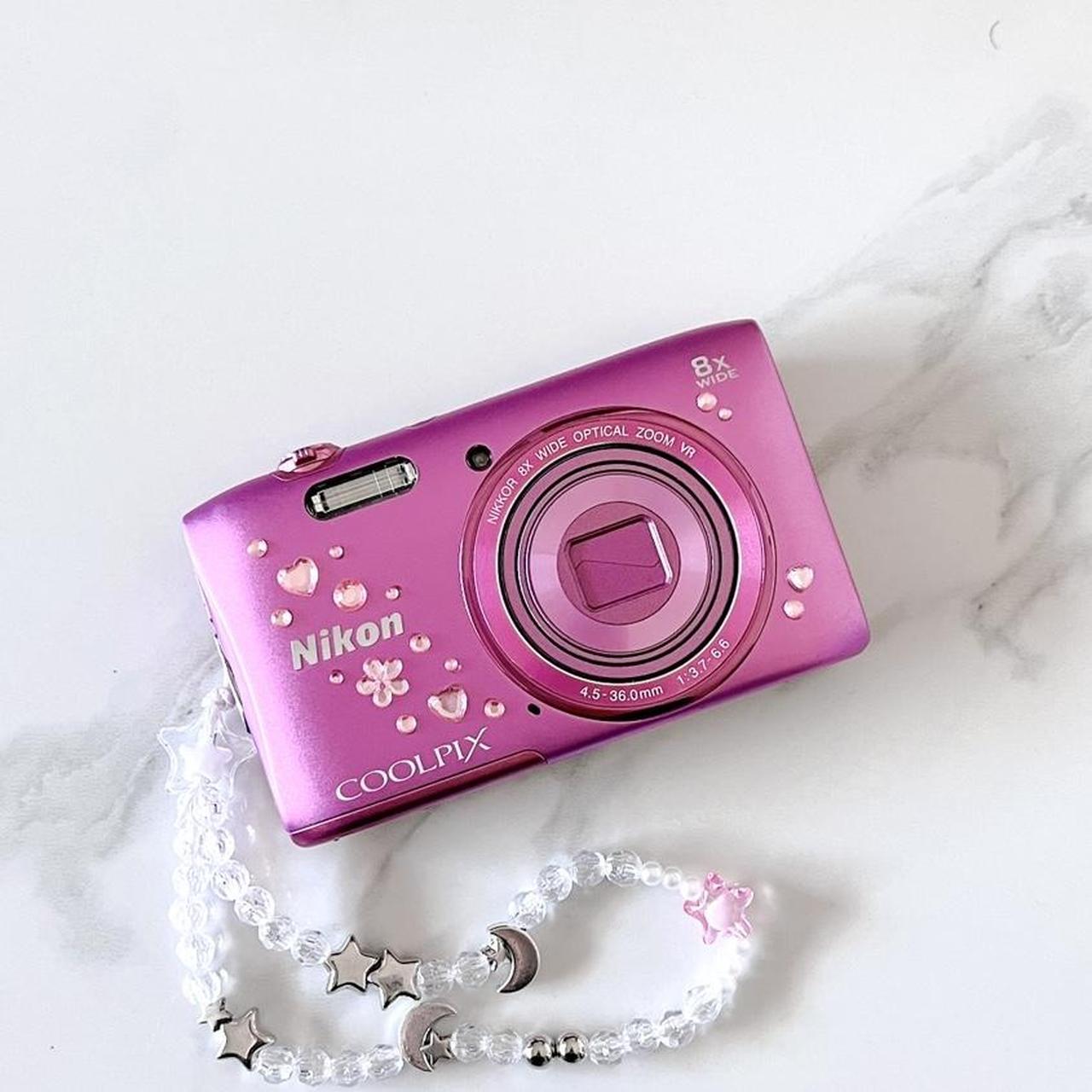 Nikon Coolpix S3600 – Harajuku Pink Y2K Digicam | 20MP, 8× Zoom, HD Video