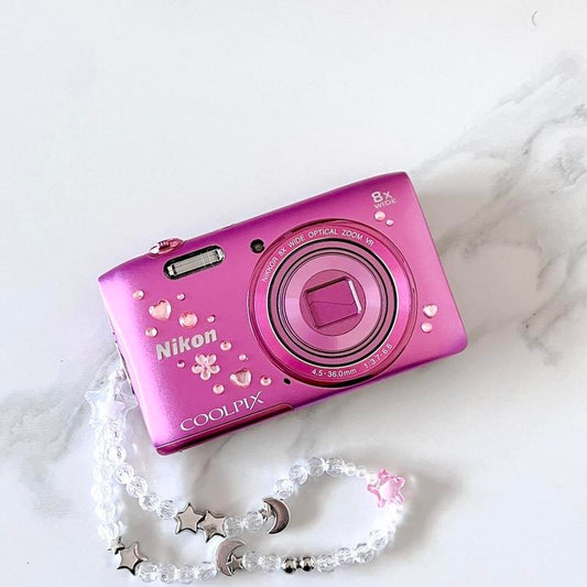Nikon Coolpix S3600 – Harajuku Pink Y2K Digicam | 20MP, 8× Zoom, HD Video