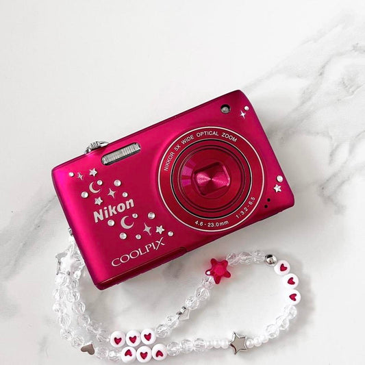 Nikon Coolpix S4100 – Cherry Red Y2K Digicam | 14MP, Touchscreen, HD Video