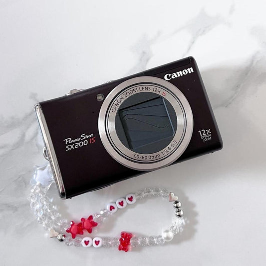 Canon PowerShot SX200 IS – Vintage Mocha Brown Digital Camera 🤎✨ Pop-Up Flash & 12× Zoom