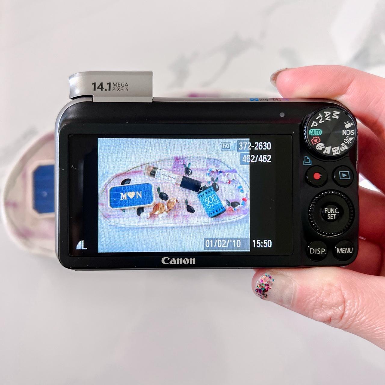 Canon PowerShot SX210 HS – 14MP Y2K Retro Digital Camera ✨ 14× Zoom & Pop-Up Flash