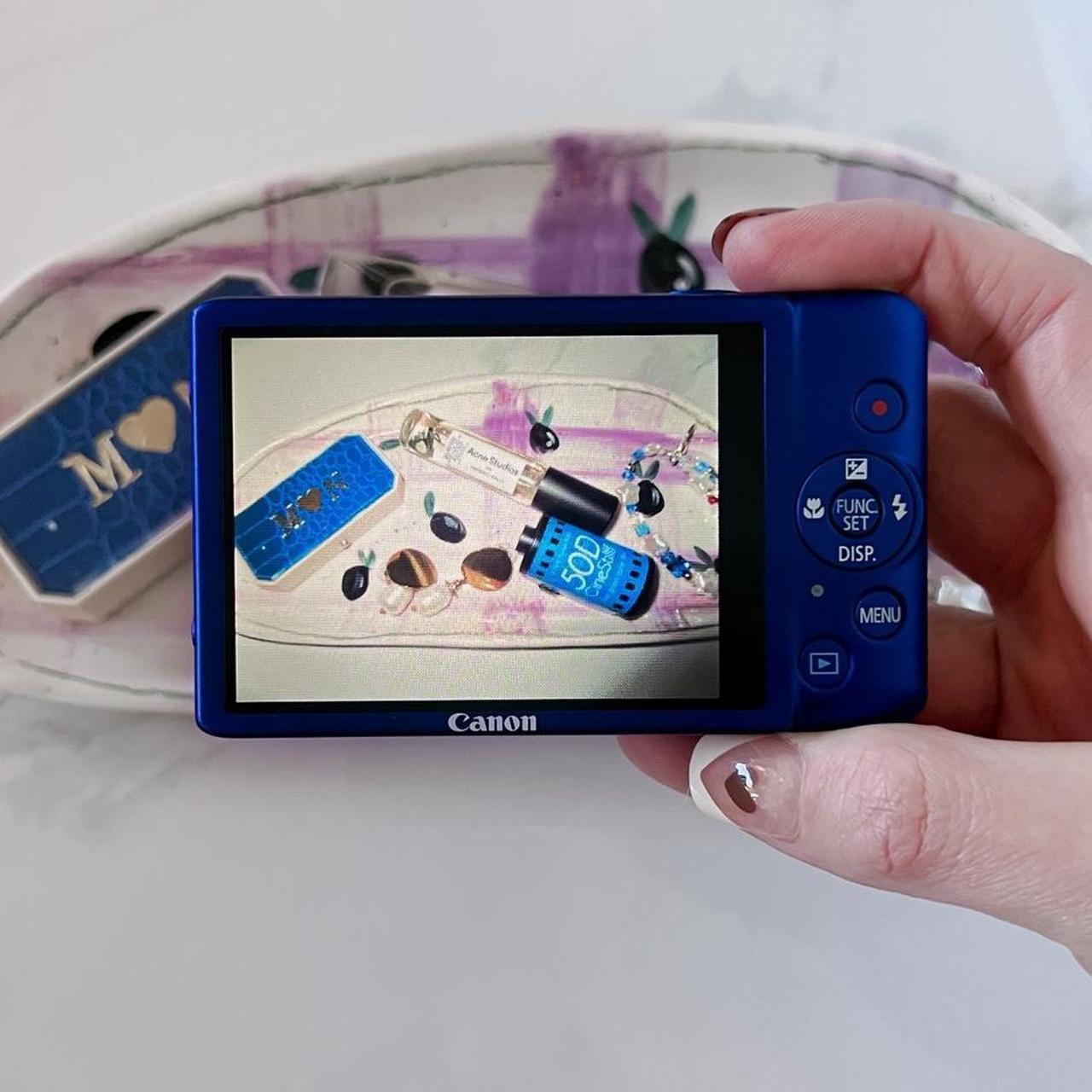 Canon PowerShot ELPH 100 HS – Sapphire Blue Y2K Digital Camera 💙✨ Full HD & 4× Zoom