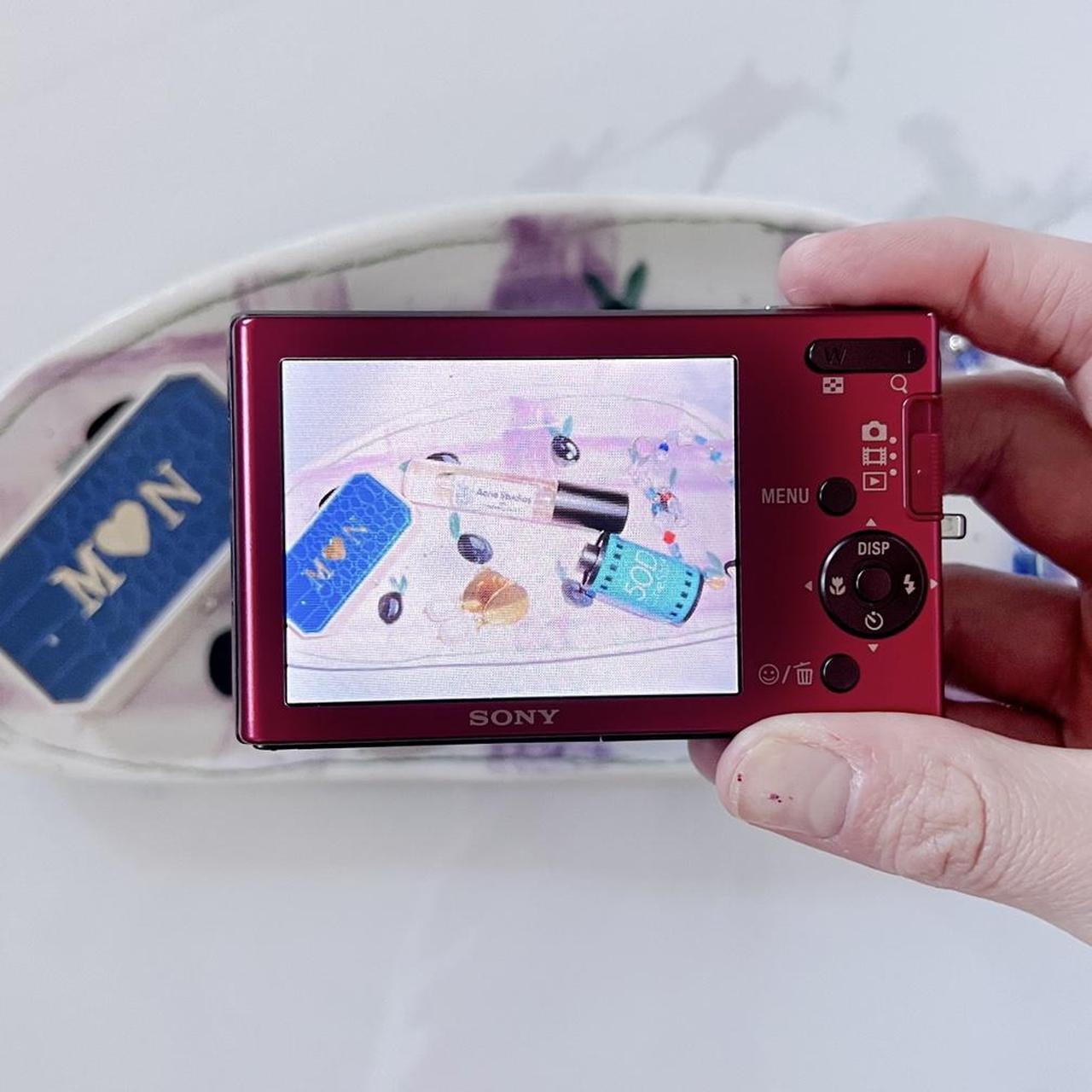 Sony Cybershot DSC-W180 – Ruby Red Y2K Digicam | 10.1MP, SteadyShot, HD Video