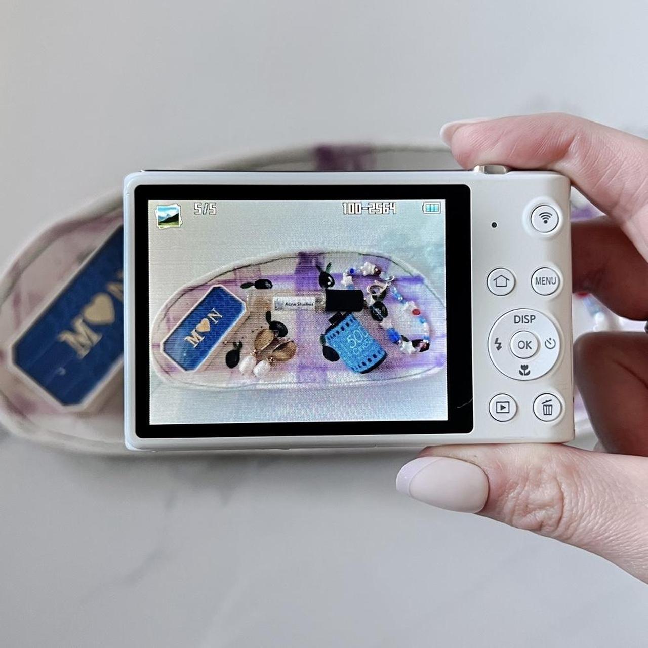 Samsung ST150F – 16.2MP Pearly White Retro Y2K Camera 🤍✨ Wi-Fi & HD Video