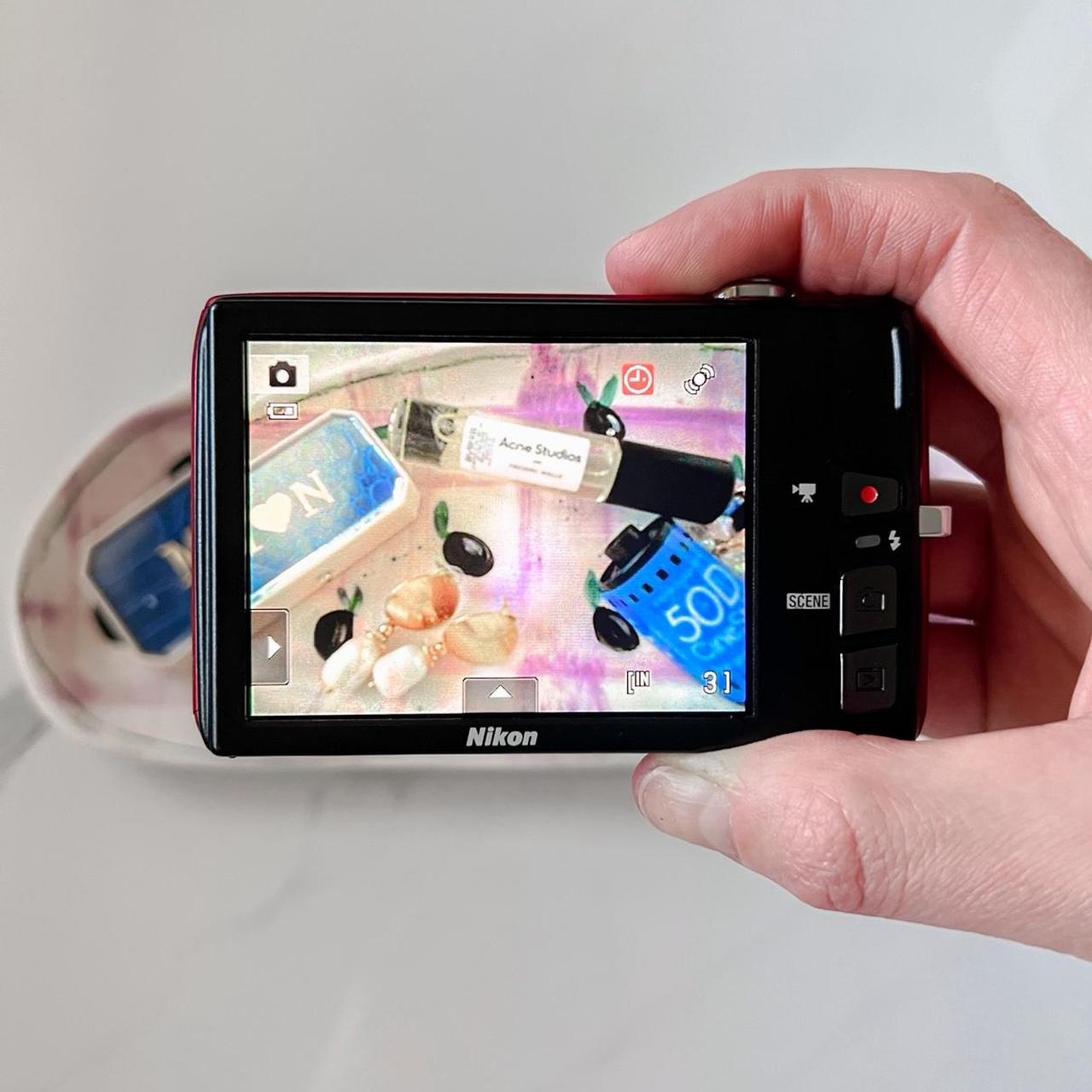 Nikon Coolpix S4100 – Cherry Red Y2K Digicam | 14MP, Touchscreen, HD Video