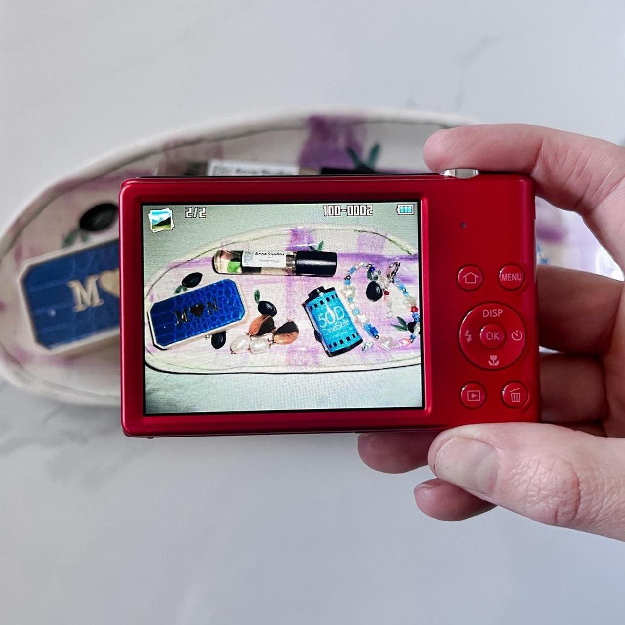 Samsung ST76 – 16.1MP Cherry Red Retro Camera 🍒✨ Y2K Aesthetic & HD Video