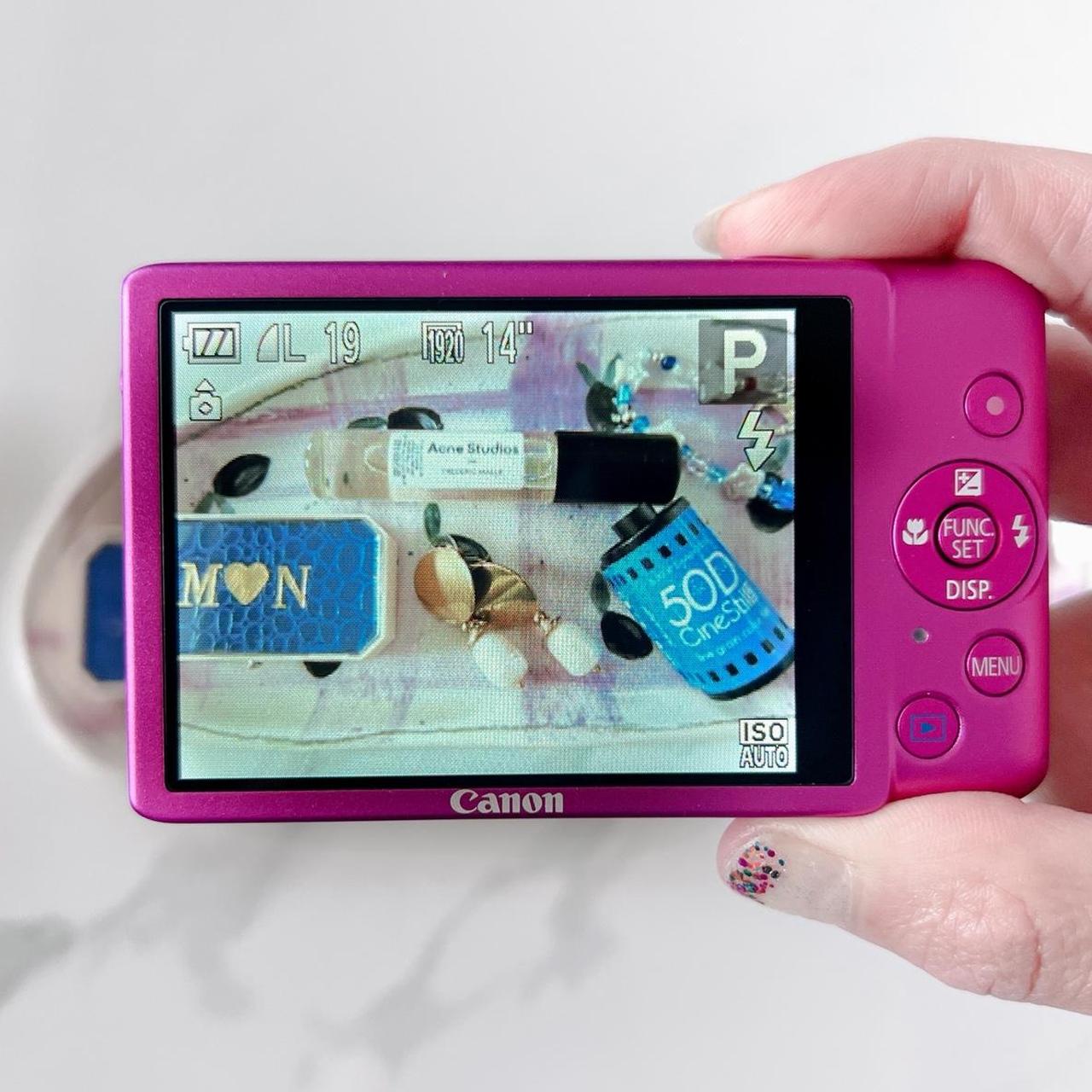 Canon PowerShot ELPH 100 HS – Harajuku Pink Y2K Digicam | HD Video, Positive Film Mode