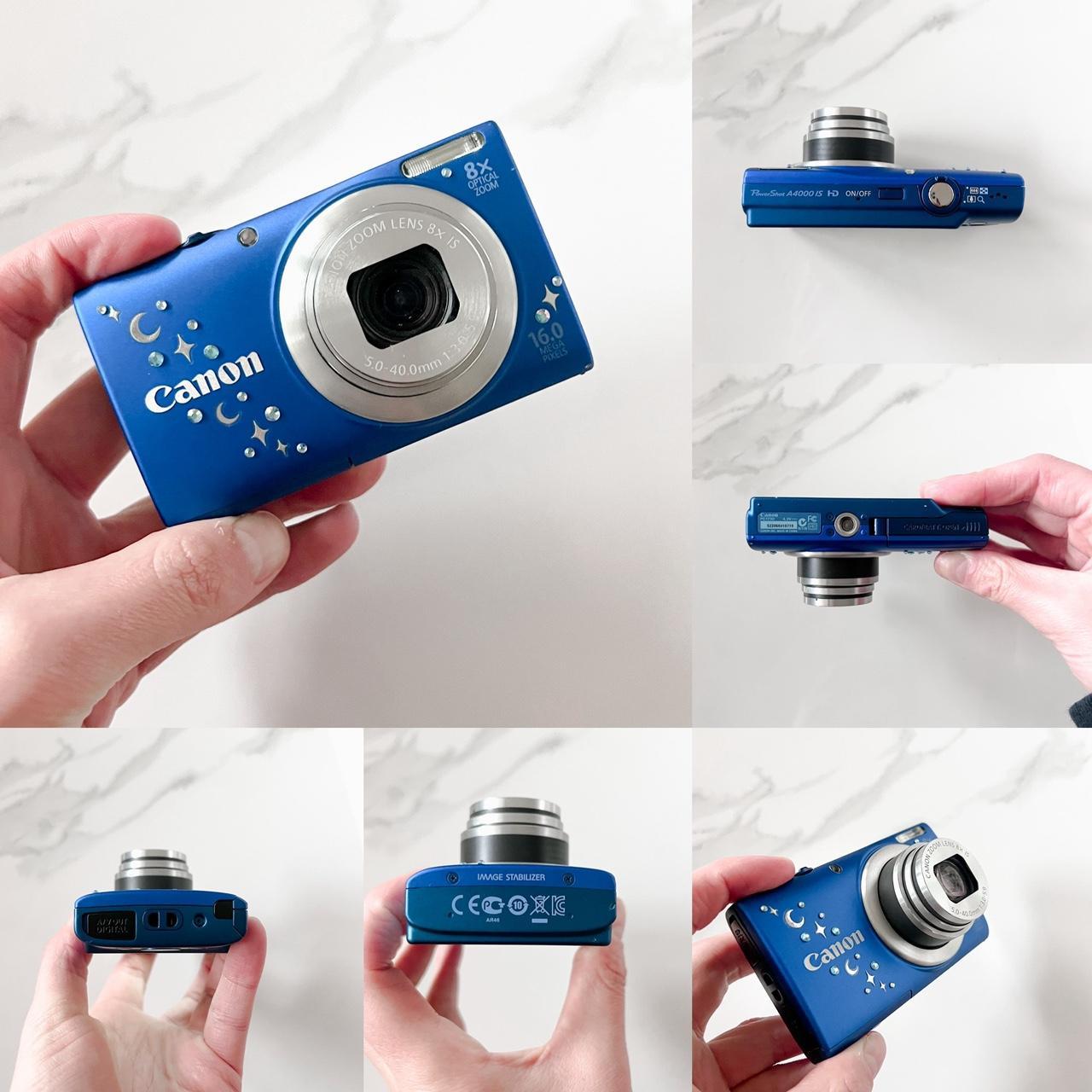 Canon PowerShot A4000 IS – 16MP Retro Y2K Digital Camera ✨ 8× Zoom & Image Stabilizer