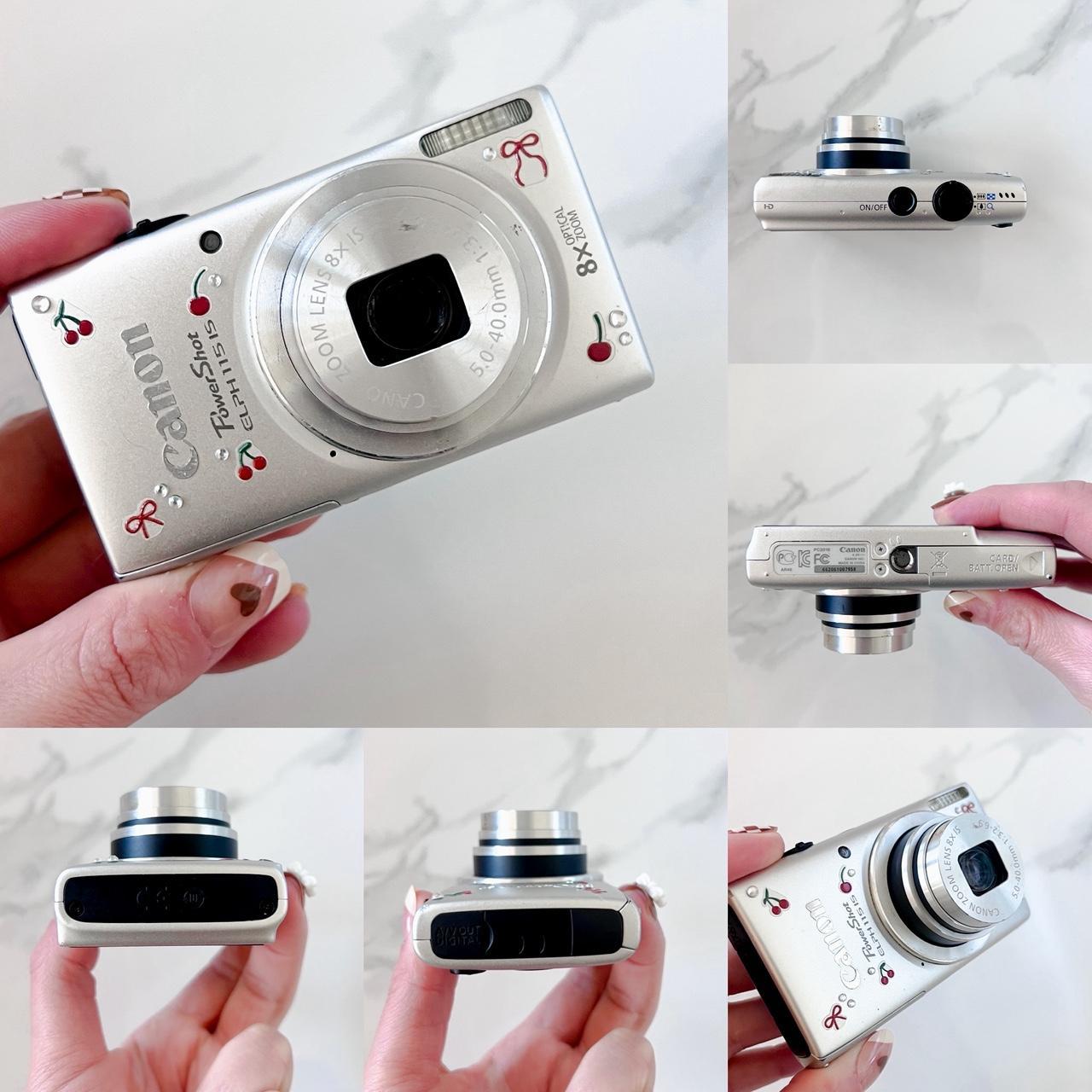 Canon Powershot ELPH 115 IS – Hailey Bieber Y2K Digicam | 16MP, HD, 8× Zoom