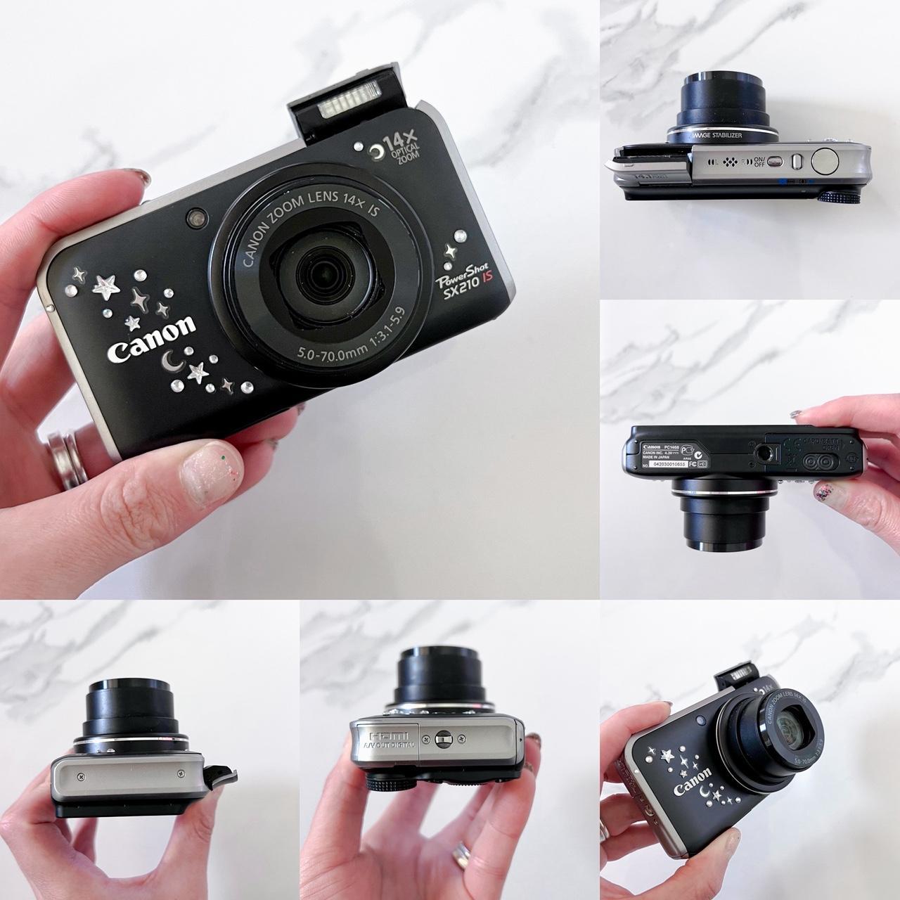 Canon PowerShot SX210 HS – 14MP Y2K Retro Digital Camera ✨ 14× Zoom & Pop-Up Flash