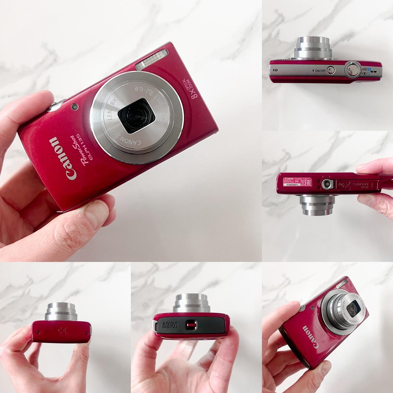 Canon Powershot ELPH 135 / IXUS 145 – Red Y2K Digicam | 16MP, HD, 8× Zoom
