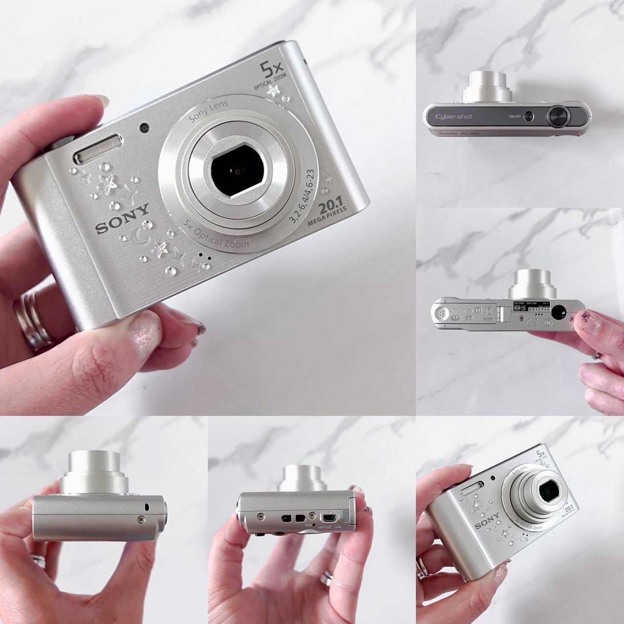 Sony Cybershot DSC-W800 – Silver Y2K Digicam | 20.1MP, SteadyShot, HD Video