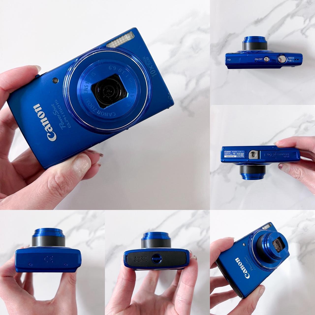 Canon PowerShot ELPH 150 IS – Sapphire Blue Y2K Digicam | HD Video, Stabilized Lens