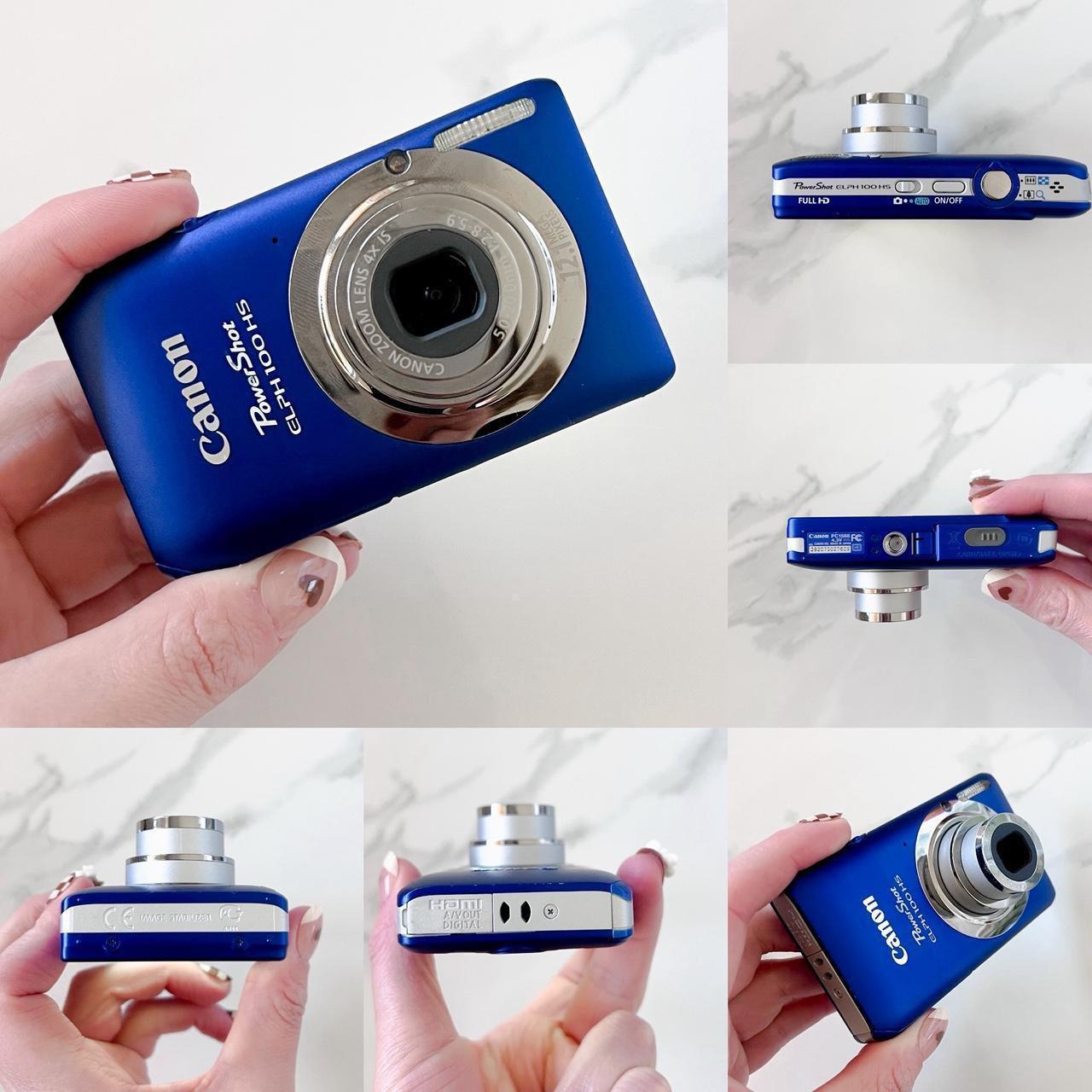 Canon PowerShot ELPH 100 HS – Sapphire Blue Y2K Digital Camera 💙✨ Full HD & 4× Zoom
